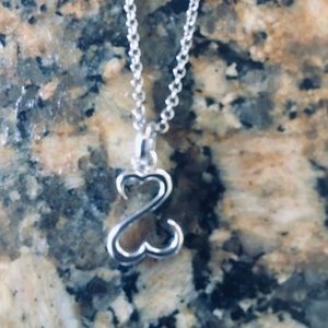 Silver necklace- Open Heart Collection